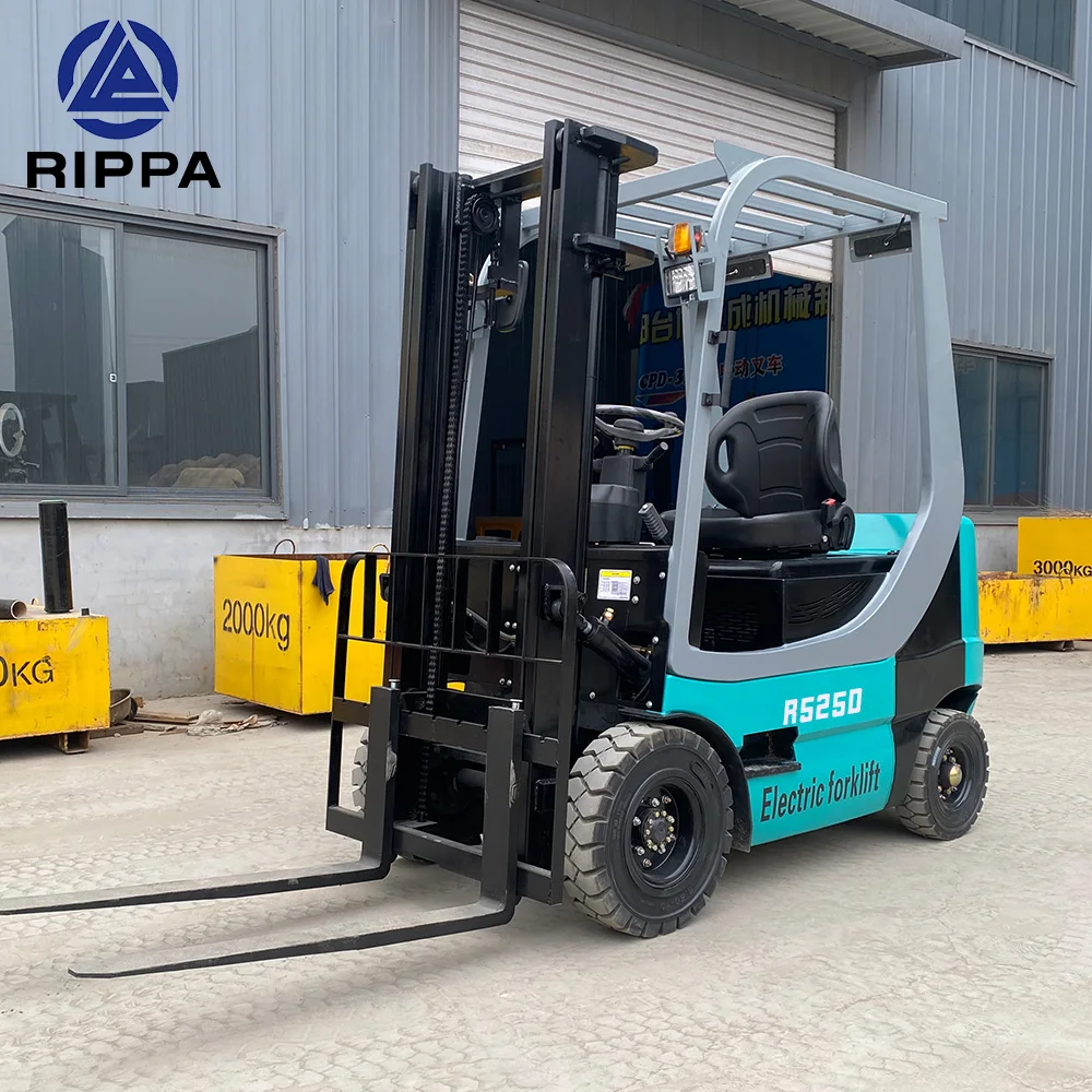 Hot Sale 3.5 Ton Small Four-Wheel Drive Lift Truck All Rough Terrain Stacker CE Approved Hydraulic Electric Forklift